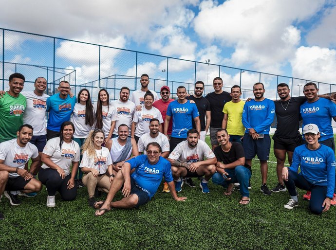 Gincana e prática esportiva atraem população ao Parque Linear do Benedito Bentes