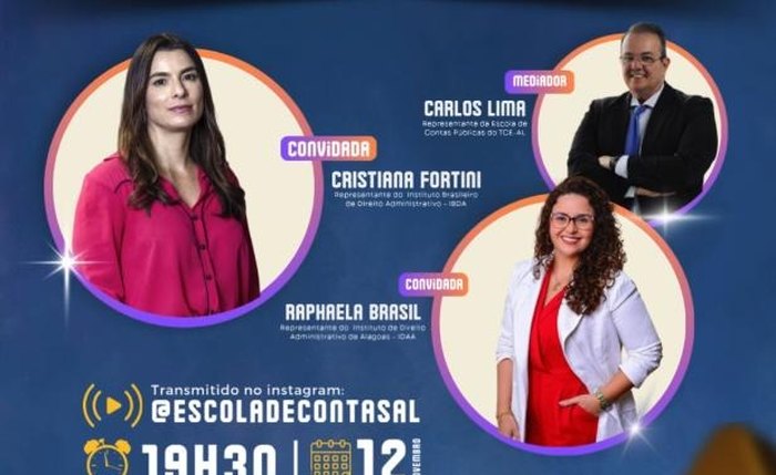 Escola de Contas do TCE/AL promove novo episódio do Conecta Contas sobre sanções em contratos públicos