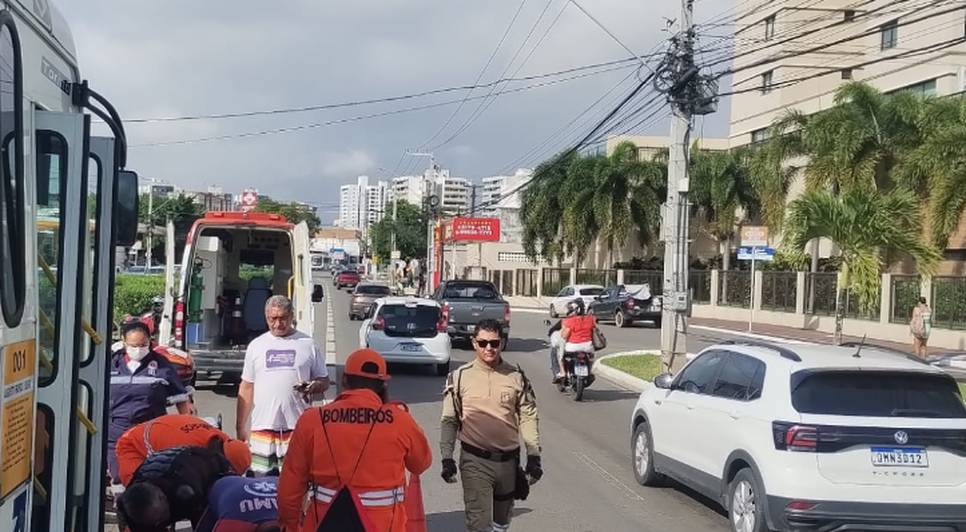 Ciclista é atropelado por ônibus do transporte coletivo em Aracaju