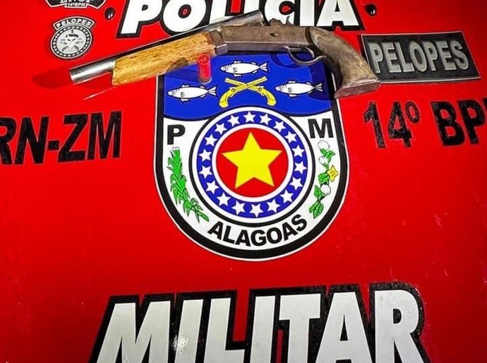 PM prende suspeito de tentativa de homicídio em Joaquim Gomes