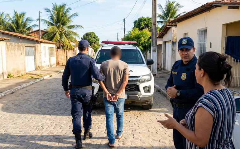 Polícia Civil prende homem suspeito de tentar estuprar cunhada em Chã Preta