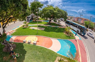 Bomba da Marieta se transforma em obra de arte a céu aberto após reforma e pintura