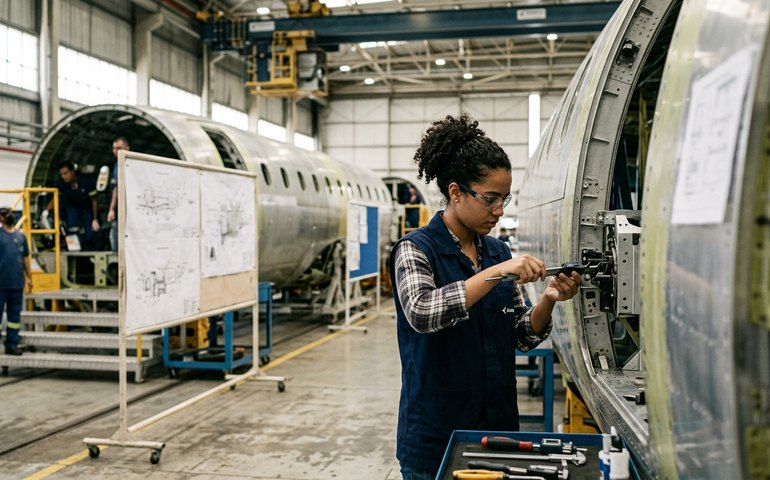 Embraer encerra inscrições para 200 vagas de estágio nesta sexta-feira
