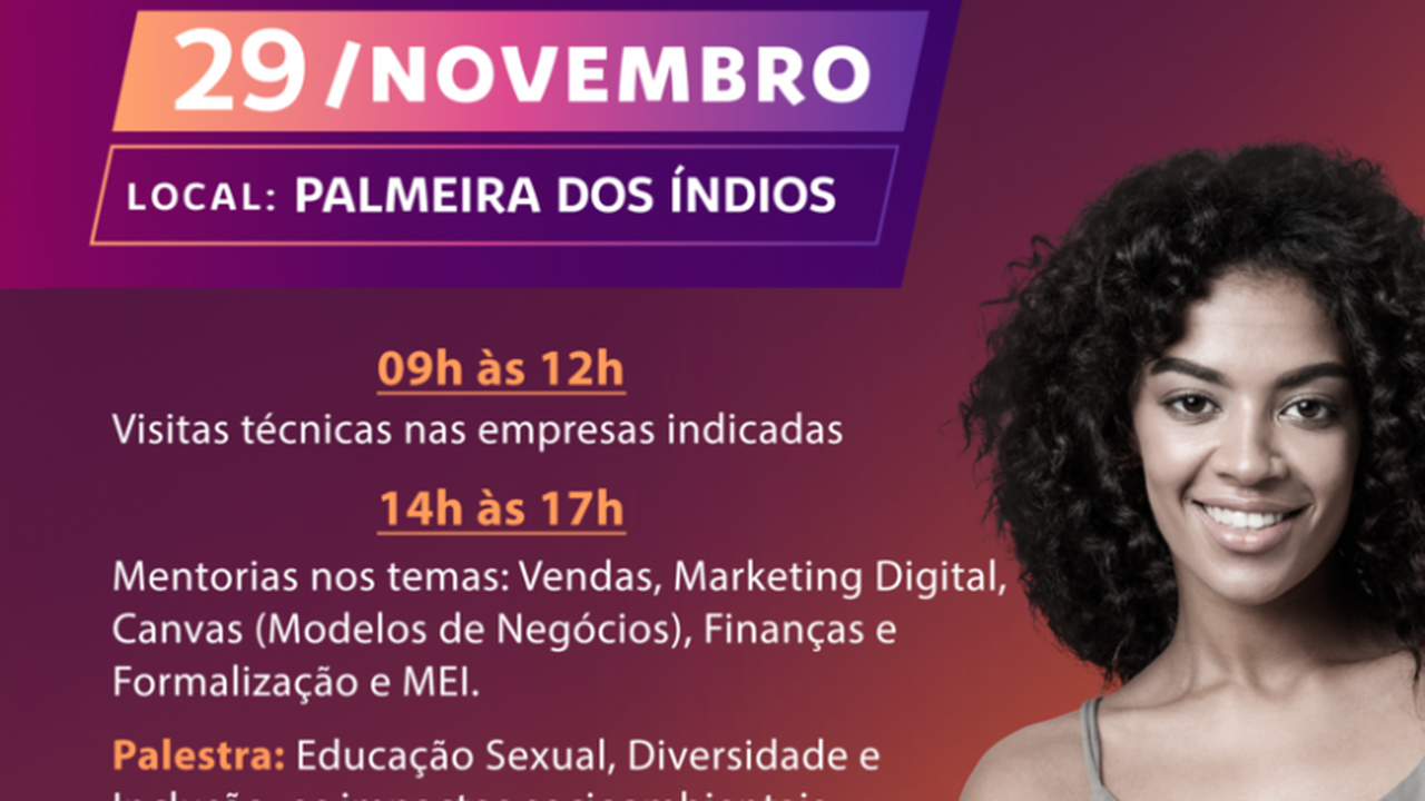 Para fortalecer o empreendedorismo feminino, Sebrae Alagoas promove ‘Delas em Movimento’ em quatro municípios do estado