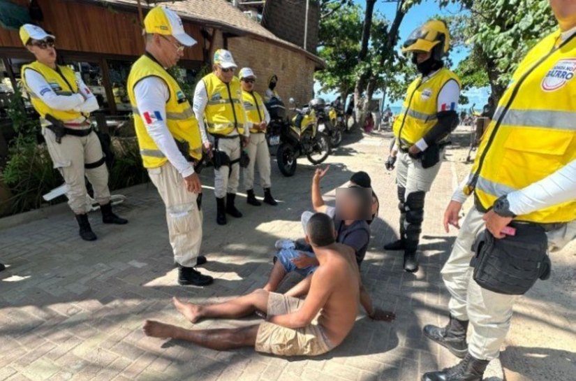 Ronda no Bairro atua em confusão na orla envolvendo turistas da Colômbia