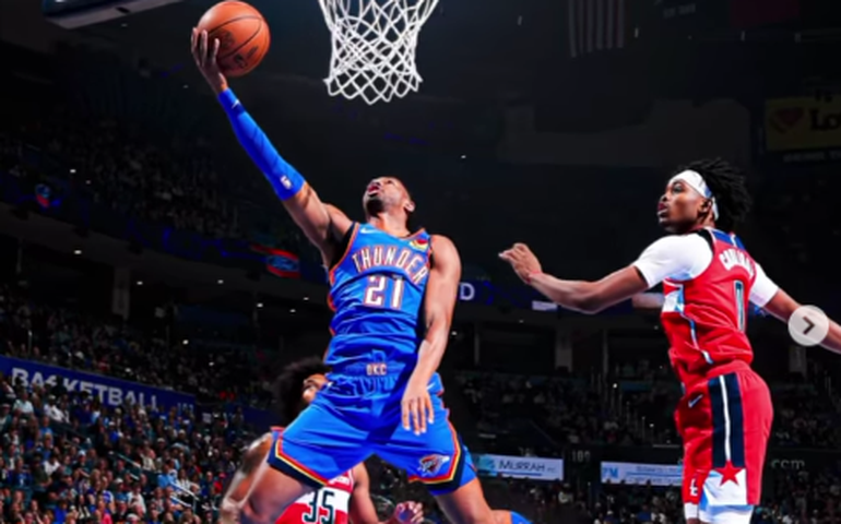 Oklahoma City Thunder bate Washington Wizards e engata a sexta vitória consecutiva na NBA