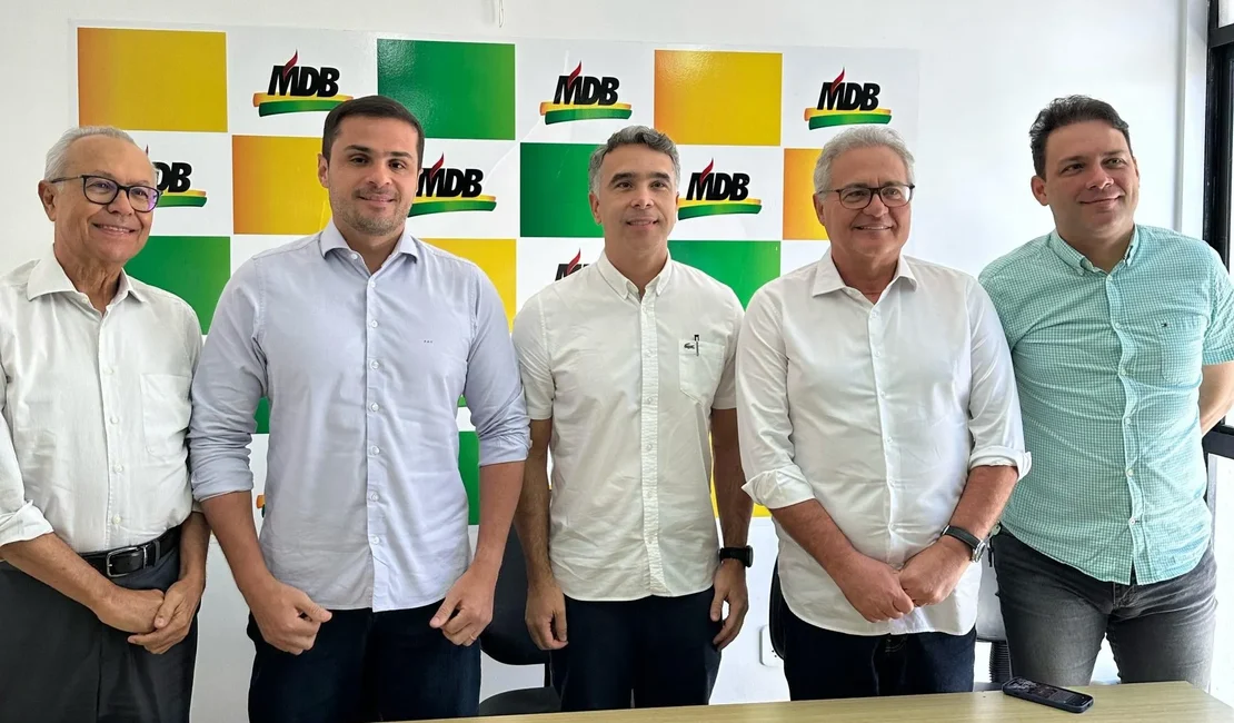 Brito assume presidência do MDB em Maceió para colocar “rédea” em filiados com foco no embate de 2024