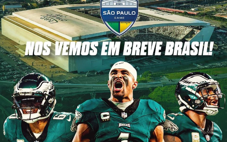 NFL anuncia Philadelphia Eagles entre os times do primeiro jogo da NFL no Brasil