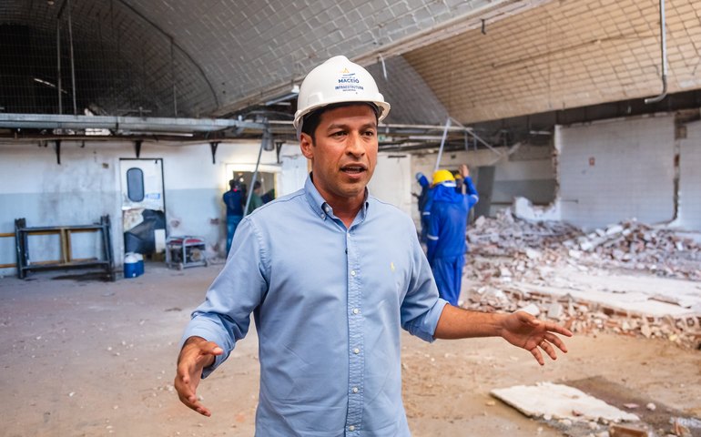 Vice-prefeito acompanha início das obras do Novo Mercado da Produção em Maceió