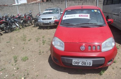 Detran promove leilão de motos e carros apreendido 
