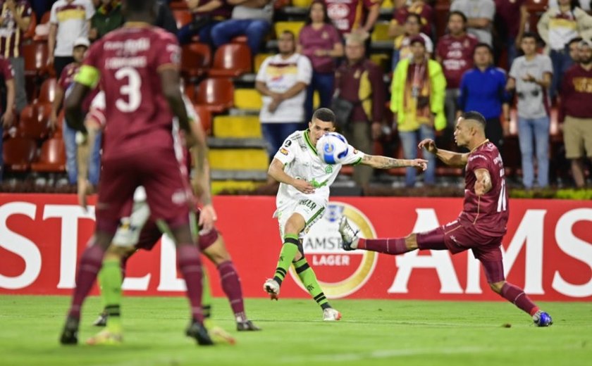 América-MG cede empate ao Tolima após abrir 2 a 0 e dá adeus à Libertadores