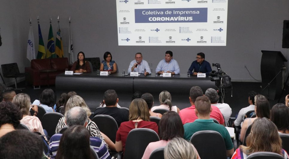 COLETIVA CORONA VÍRUS / Foto: Valter Sobrinho ASCOM SES