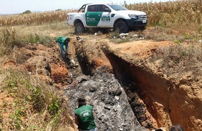 Fiscalização do IMA identifica descarte irregular de lixo hospitalar em Arapiraca