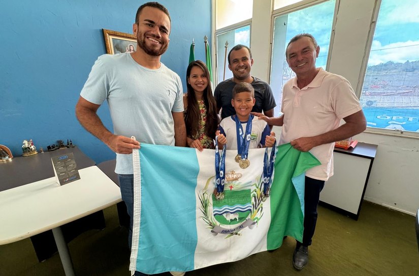 Atleta mirim de Anadia é campeão do Campeonato Alagoano de Natação