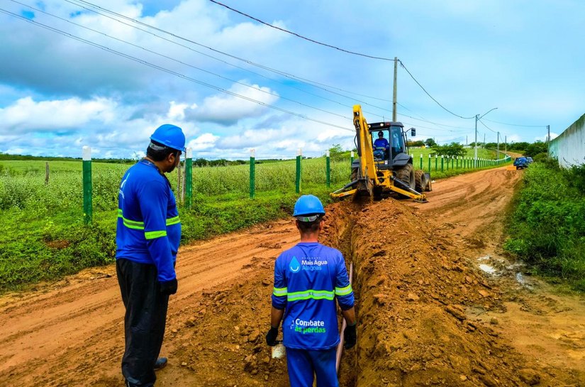 Mais Água Alagoas: município de Carneiros recebe obras de esgotamento sanitário