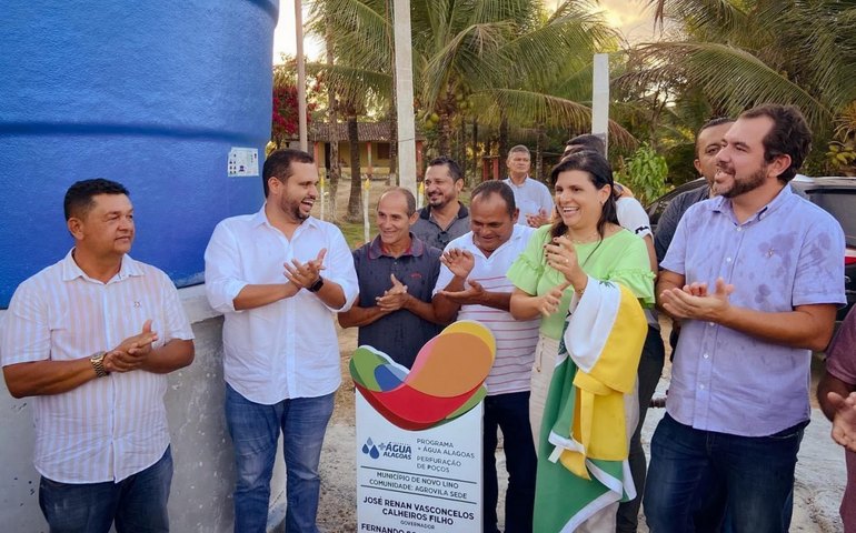 Em parceria com a Semarh, prefeita Marcela Gomes entrega cinco poços em Novo Lino