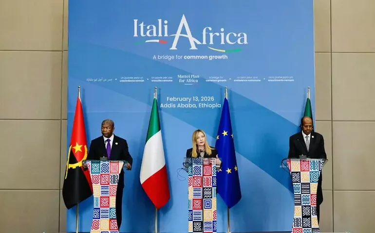 Meloni anuncia suspensão de dívidas na África em países afetados pelo clima extremo