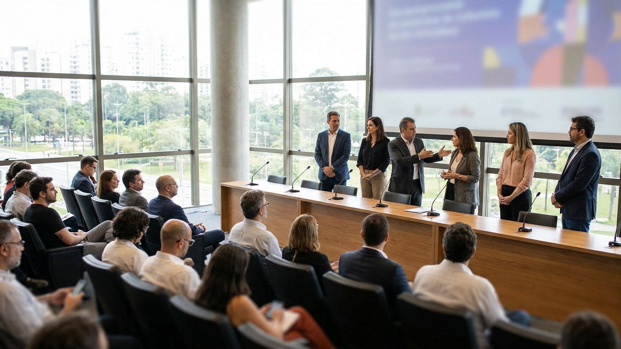 Curadores-chefes da Bienal de São Paulo apresentam a equipe da 37ª edição da mostra, prevista para 2027