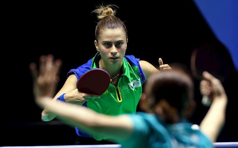 Brasil inicia busca por vaga olímpica por equipes no Pan de Tênis de Mesa com boas vitórias