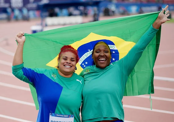Pan de Santiago: Brasil é ouro e prata no lançamento de disco feminino