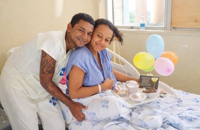 Projeto Dia Feliz oferta refeições especiais em datas festivas de pacientes internados