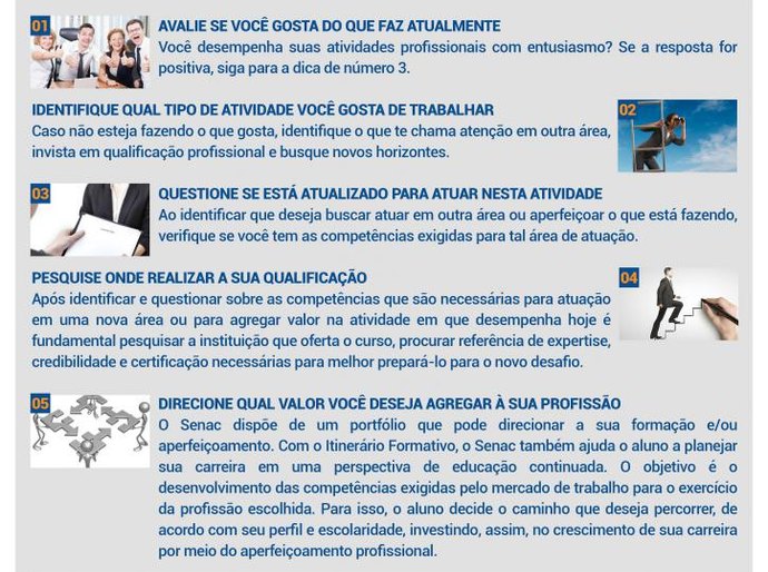 Assessor de Educação Profissional do Senac dá dicas para carreira em 2017