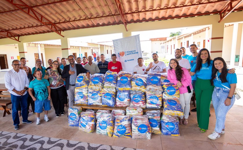 Alagoas Sem Fome doa uma tonelada à instituição que acolhe dependentes químicos em Penedo