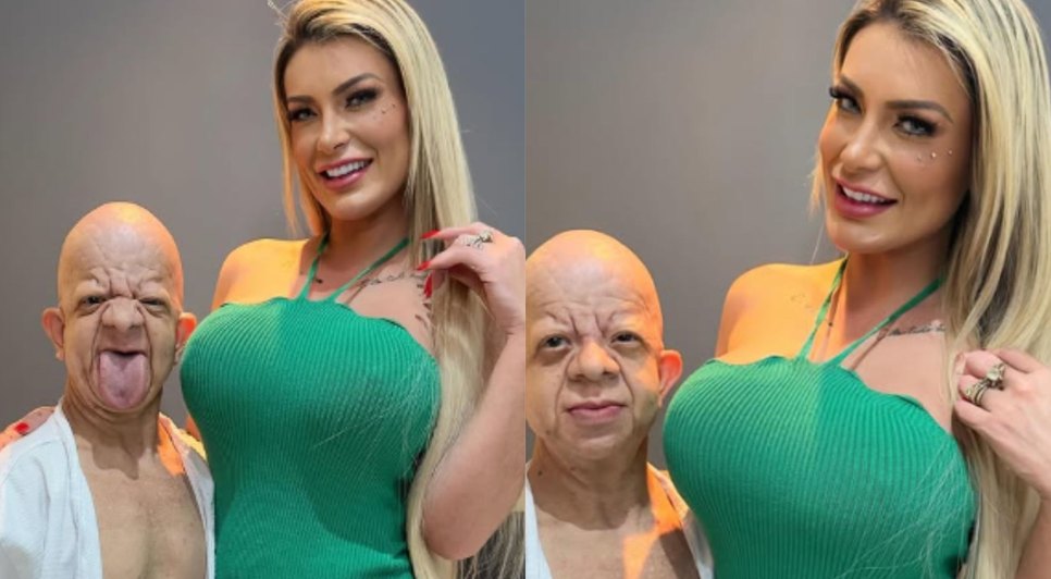 Bruno Diferente com a atriz porno Andressa Urach