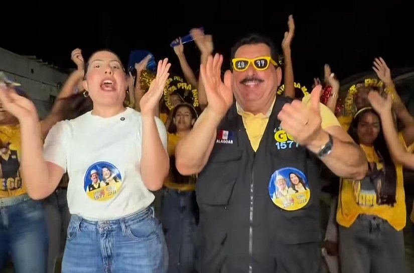GG junto com a filha intensificam campanha no mano a mano na região metropolitana visando Brasília e ALE