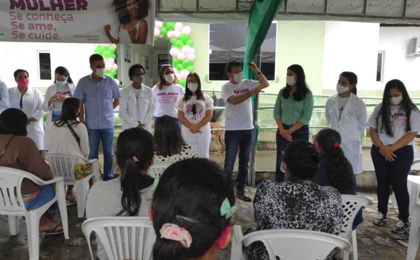 Saúde de Branquinha realiza mutirão de ações voltado ao público feminino