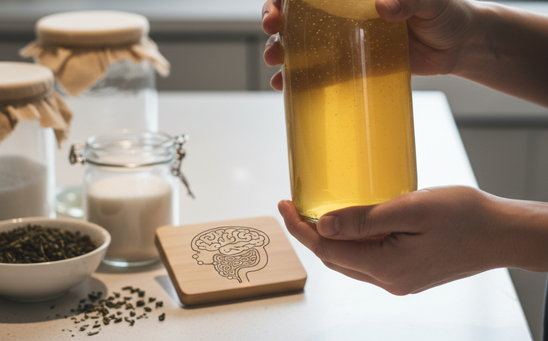 Eixo intestino-cérebro: kombucha é bebida ideal para sua saúde mental; entenda