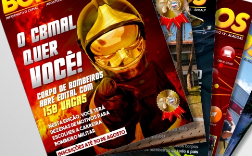 Concurso público é tema de edição especial da Revista Bombeiros