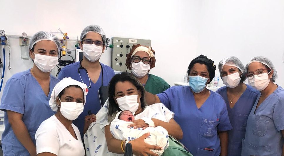 Maternidade celebra primeiro nascimento na virada de 2022 em Aracaju / Foto: Foto: Assessoria/Maternidade Nossa Senhora de Lourdes
