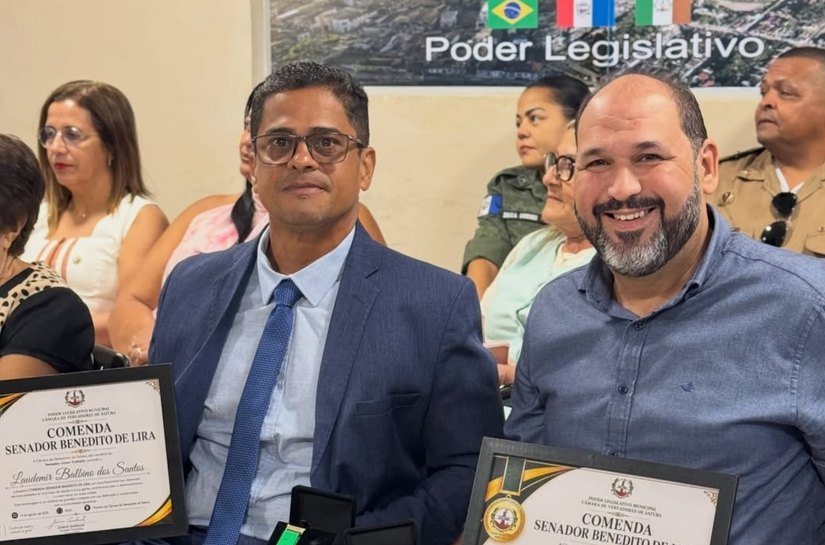 Legislativo de Satuba presta grande homenagem ao prefeito e vice de Santa Luzia do Norte