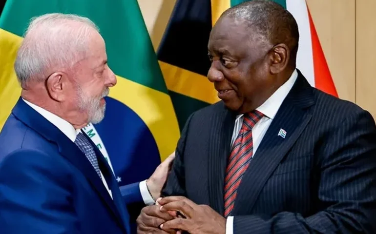 Lula e Ramaphosa discutem ampliação de acordo entre Mercosul e União Aduaneira da África Austral