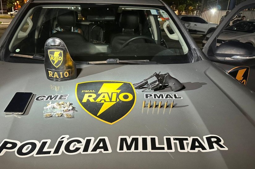 Armas são apreendidas pela PM durante verificações de denúncias em Maceió