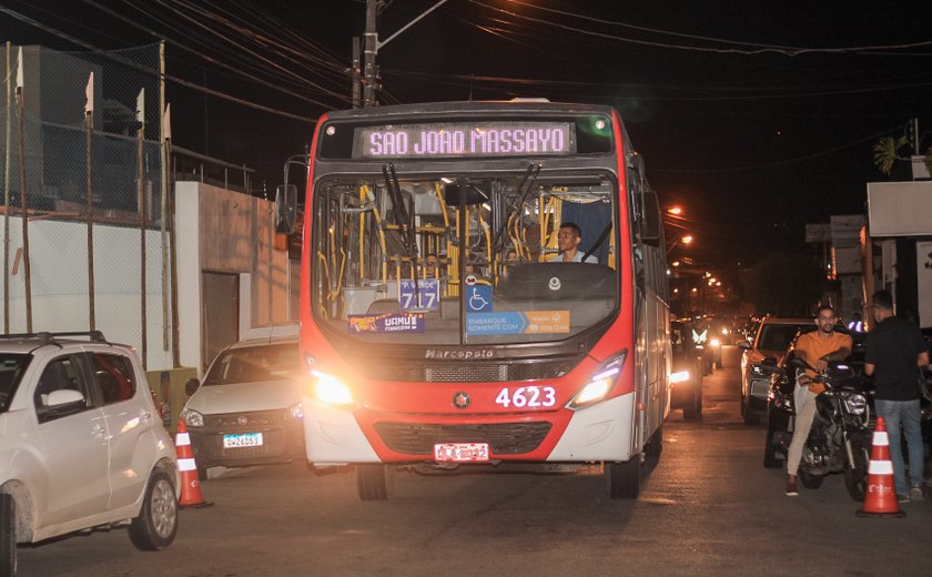 Ônibus grátis levaram mais de 600 mil pessoas ao São João de Maceió