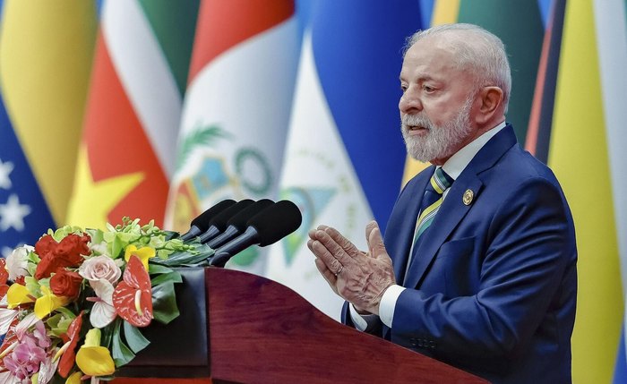 'Futuro da América Latina depende de querer ser grande ou continuar pequeno', diz Lula na China 'Futuro da América Latina depende de querer ser grande ou continuar pequeno', diz Lula na China