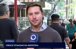 Cresce otimismo da indústria brasileira