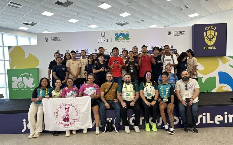 Jogos Universitários Brasileiros abrem espaço para o Outubro Rosa
