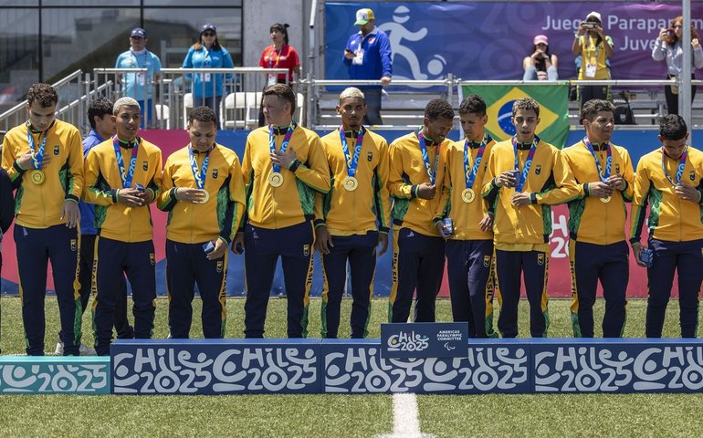Brasil encerra Parapan de Jovens na liderança do quadro de medalhas