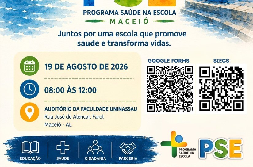 1° Seminário do Programa Saúde na Escola está com inscrições abertas
