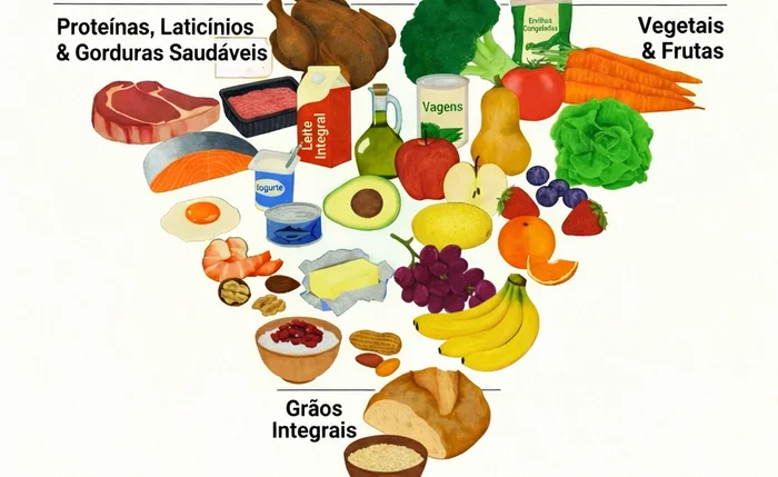 A nova pirâmide alimentar
