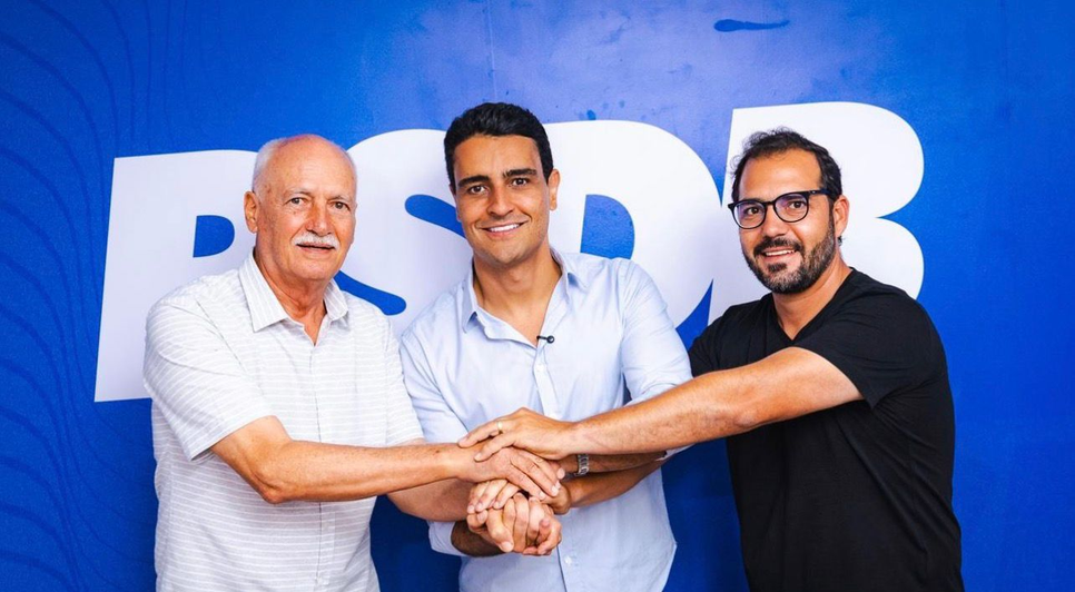 Manoel Tenório, JHC e Feu Maia. / Foto: Assessoria.