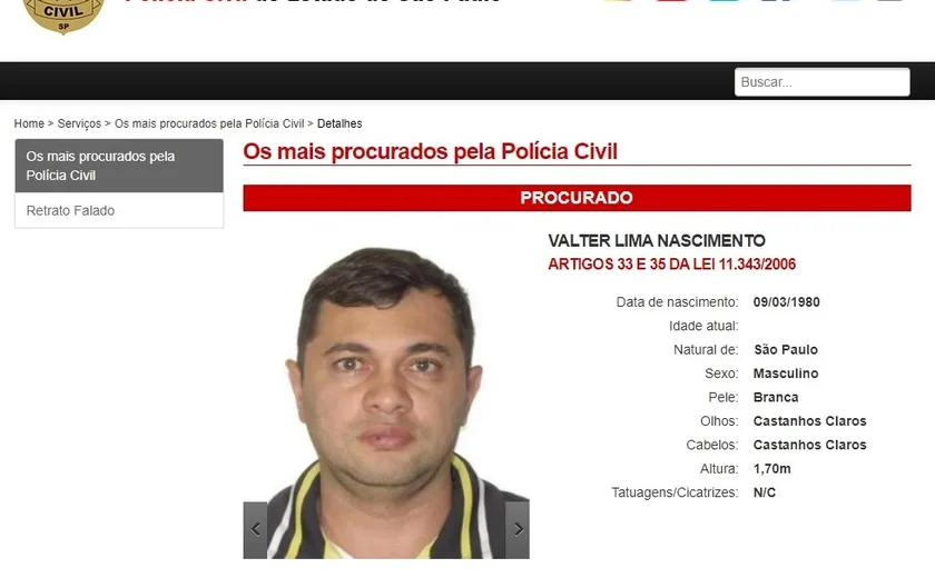 Traficante do PCC solto pelo STF é preso pela PM