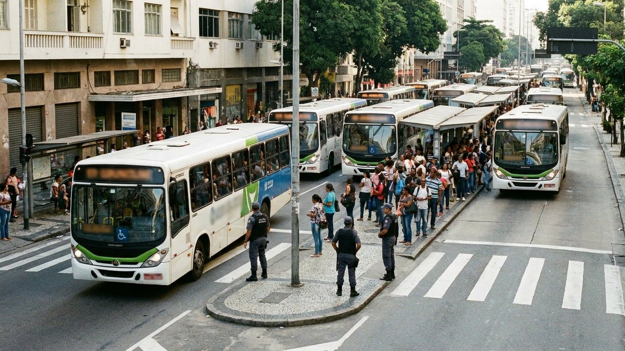 TST determina circulação de 80% da frota de ônibus no Rio durante greve