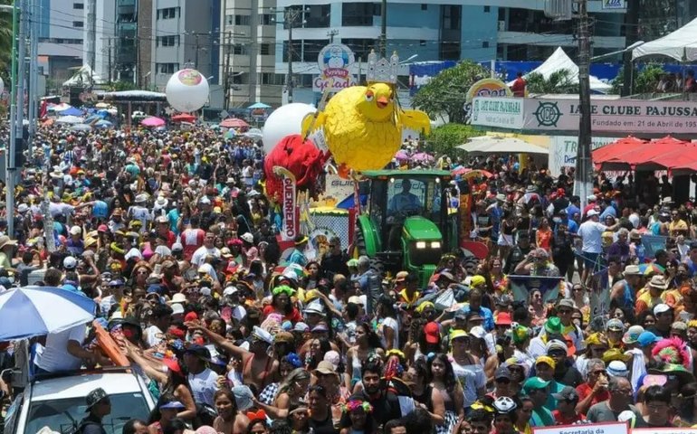 Mais de 400 mil foliões são esperados para o Pinto da Madrugada neste sábado em Maceió