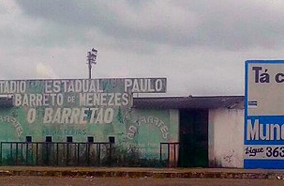Estádio Paulo Barreto de Menezes / Foto: DIVULGAÇÃO