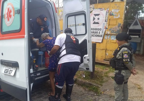 Idosa vítima de violência familiar é resgatada com ferimentos na cabeça