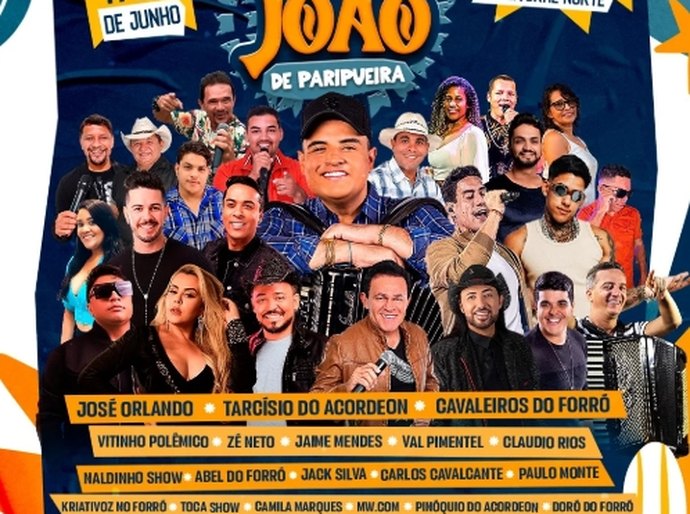 São João de Paripueira anima os quatro cantos da cidade e encerra com Tarcísio do Acordeon na orla
